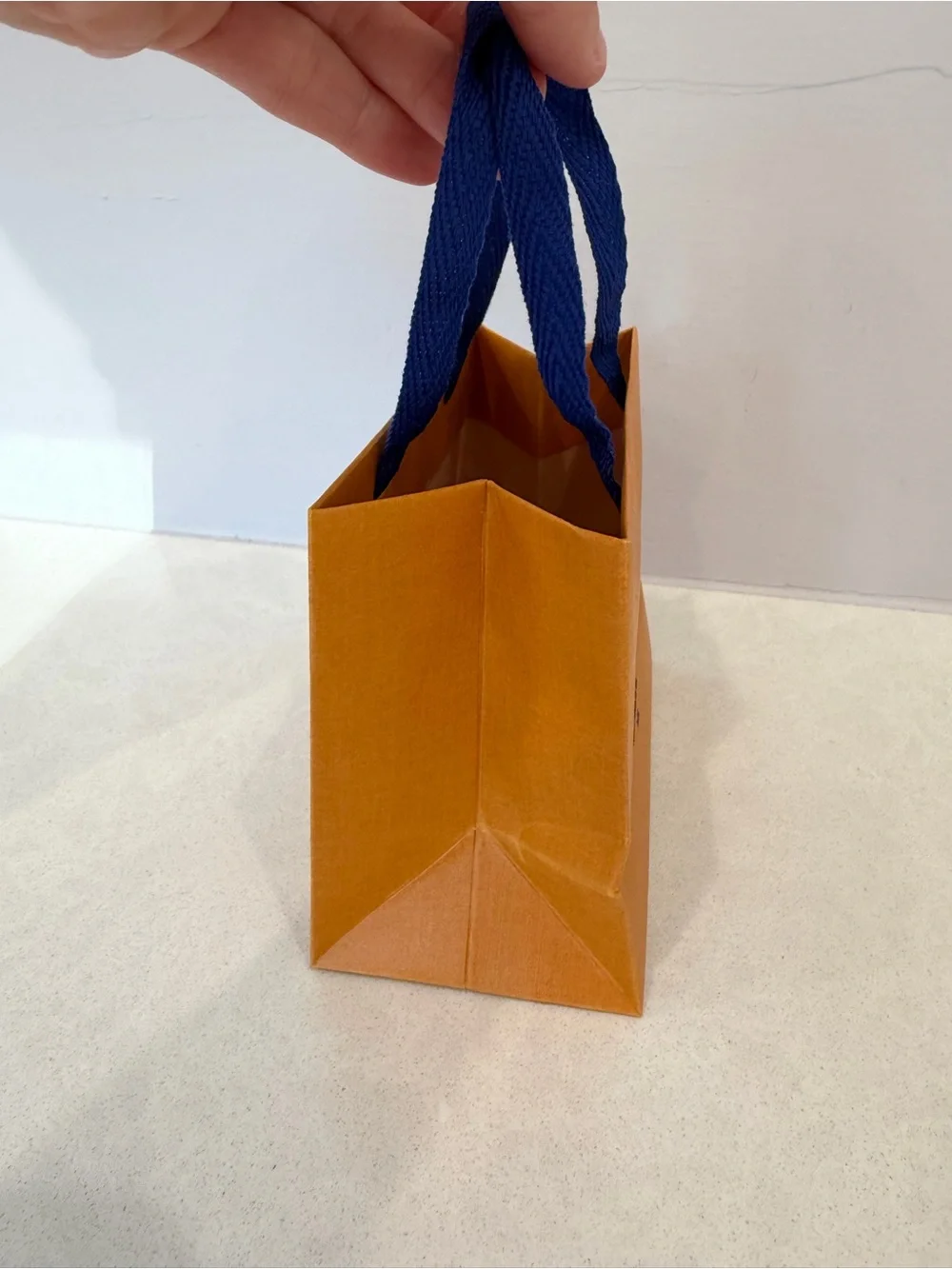 Small Louis Vuitton shopping bag orange